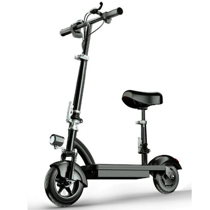 EVS Folding Electric Scooter with Seat Natural