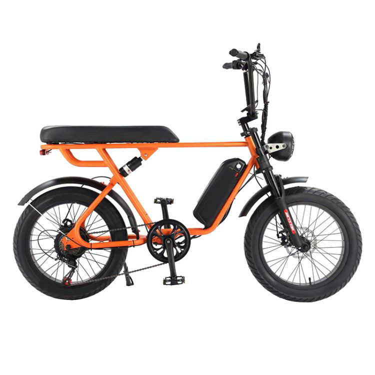 20*4 inch off-road electric bicycle scooter, 48V 13AH-20AH lithium battery, assisted pedals, wide tires.