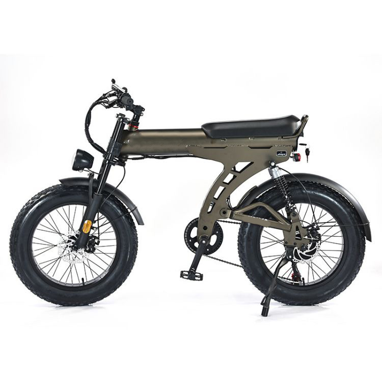 20*4 inch fat tire off-road electric bicycle scooter, 48V 13AH-20AH Detachable lithium battery, assisted pedals, wide tires.